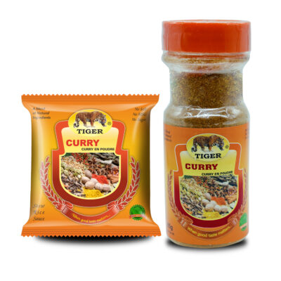 Tiger Curry Seasoning Blend – No Salt, No MSG, No Sugar (85g Bottle)